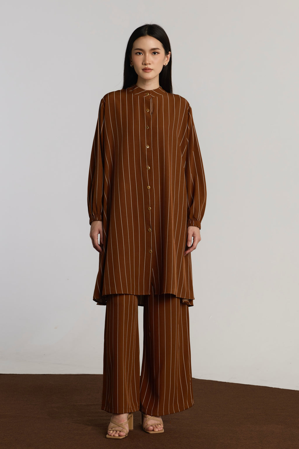 ELLIS BLOUSE - BROWN