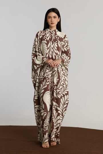NUMI KAFTAN - BROWN
