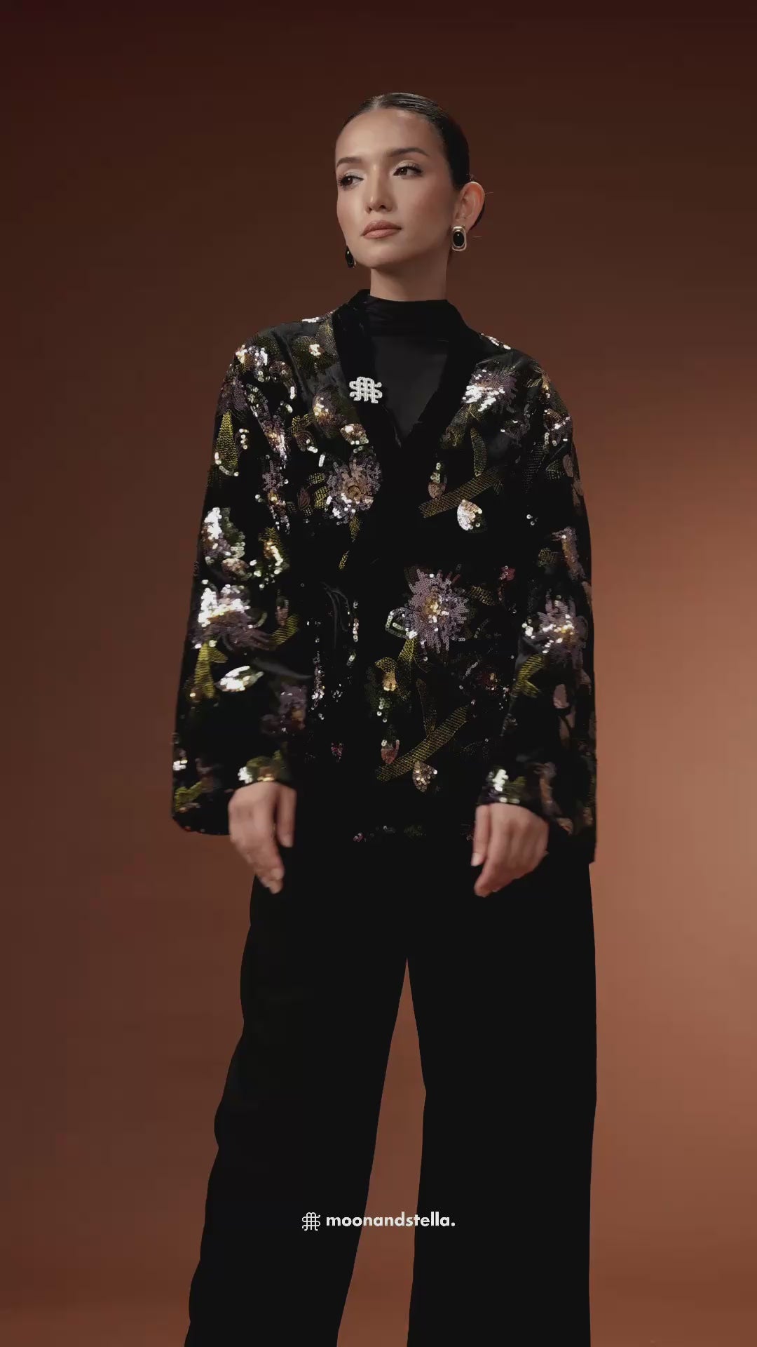 AMBROSE VELVET TOP - EVELYN