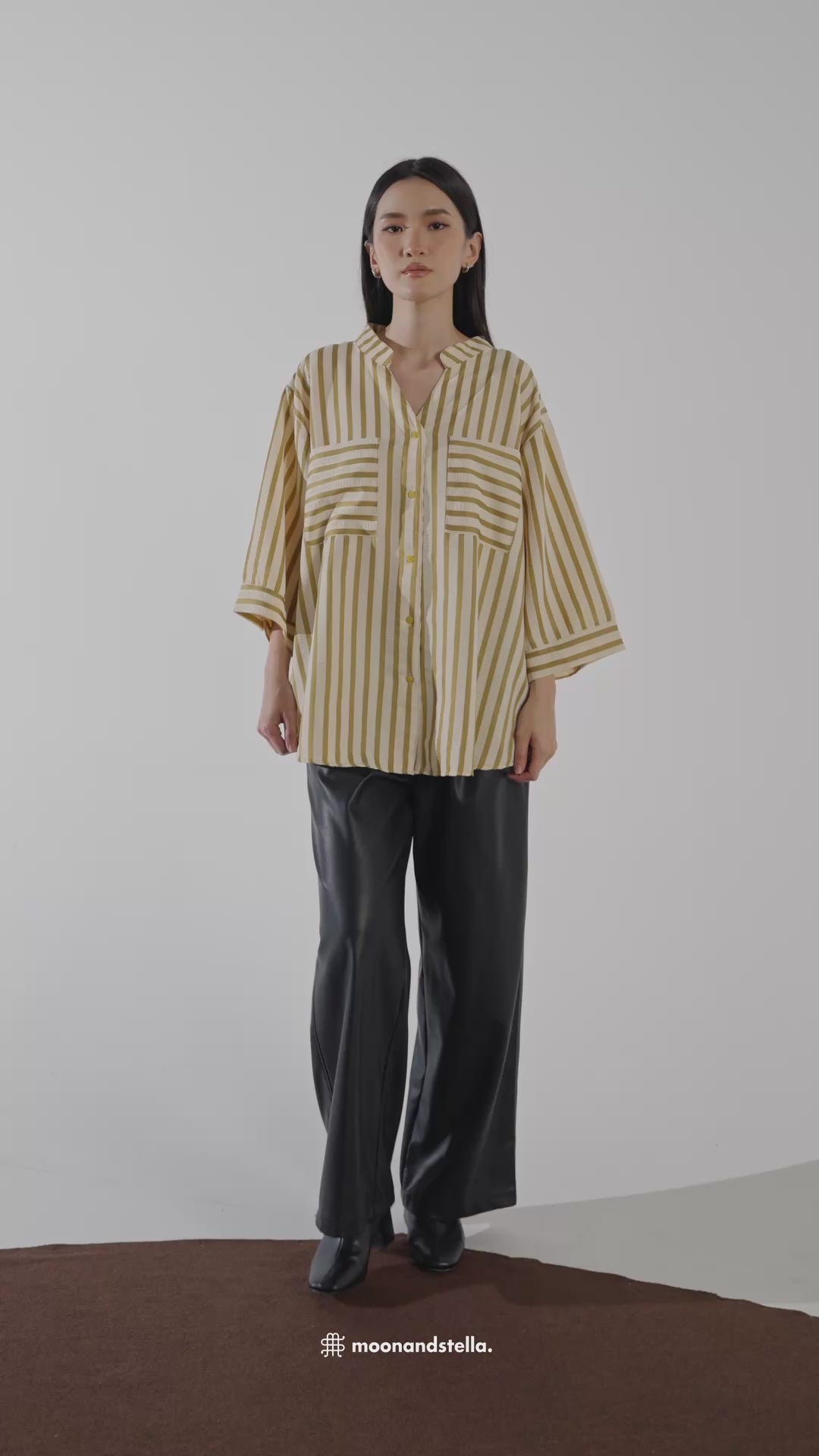 TAMARA CASUAL TOP - OLIVE