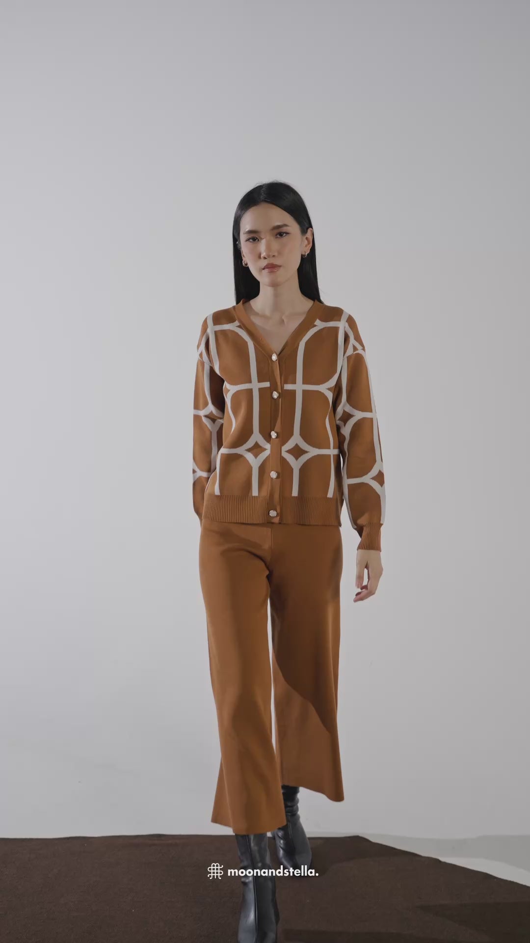 CORA CASUAL SET - BROWN