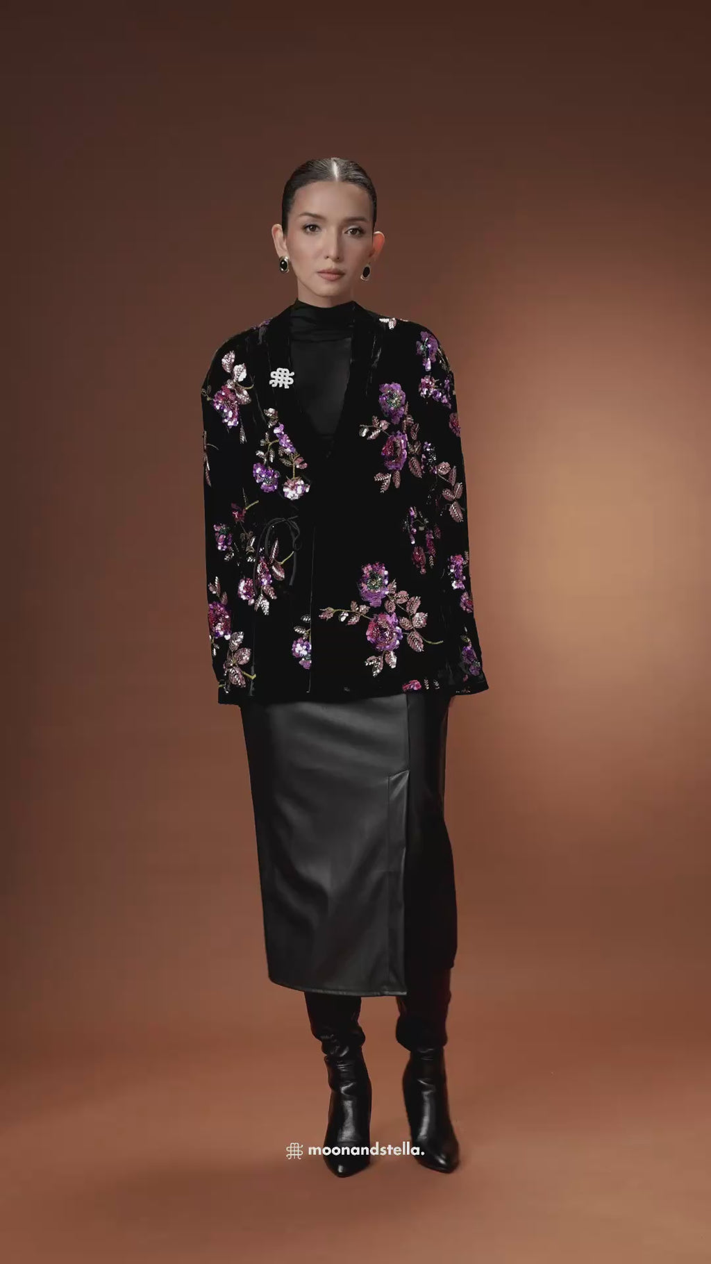 AMBROSE VELVET TOP - INGRID