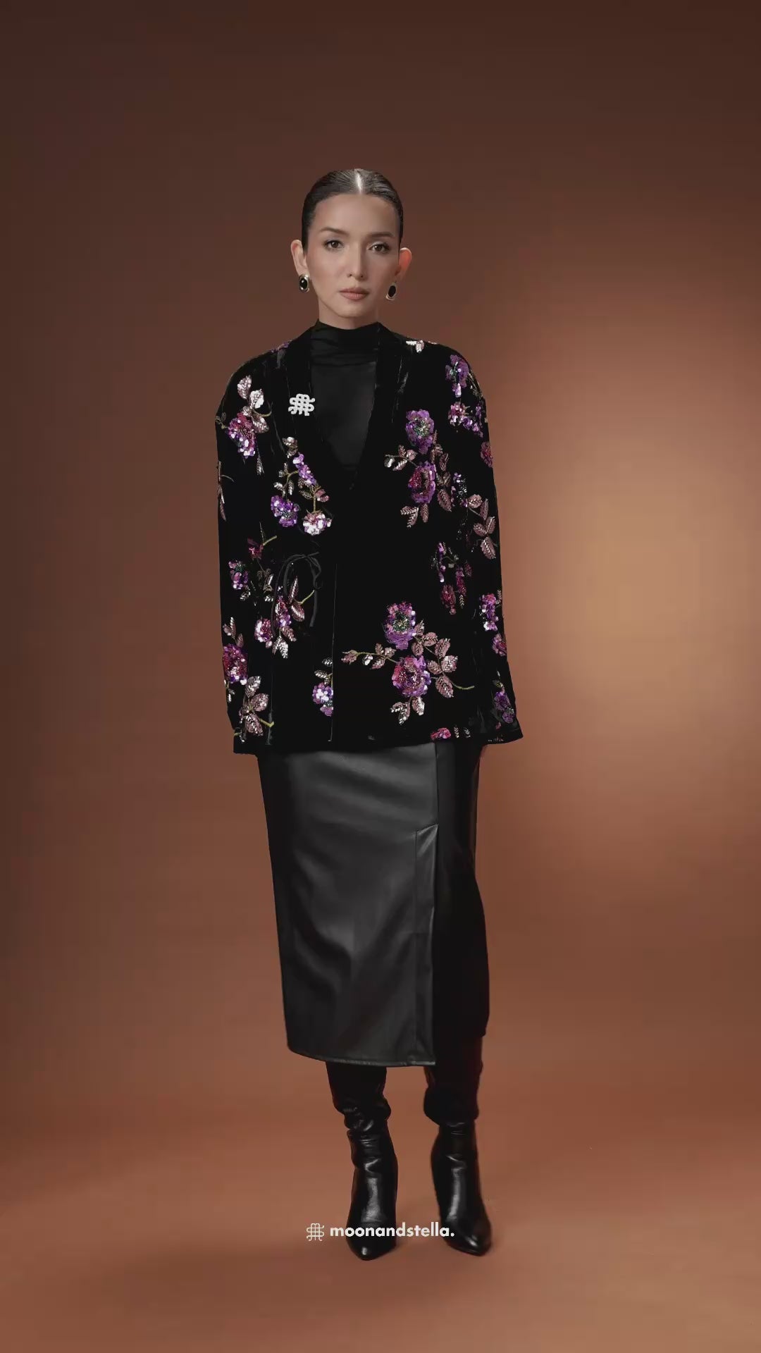 AMBROSE VELVET TOP - INGRID
