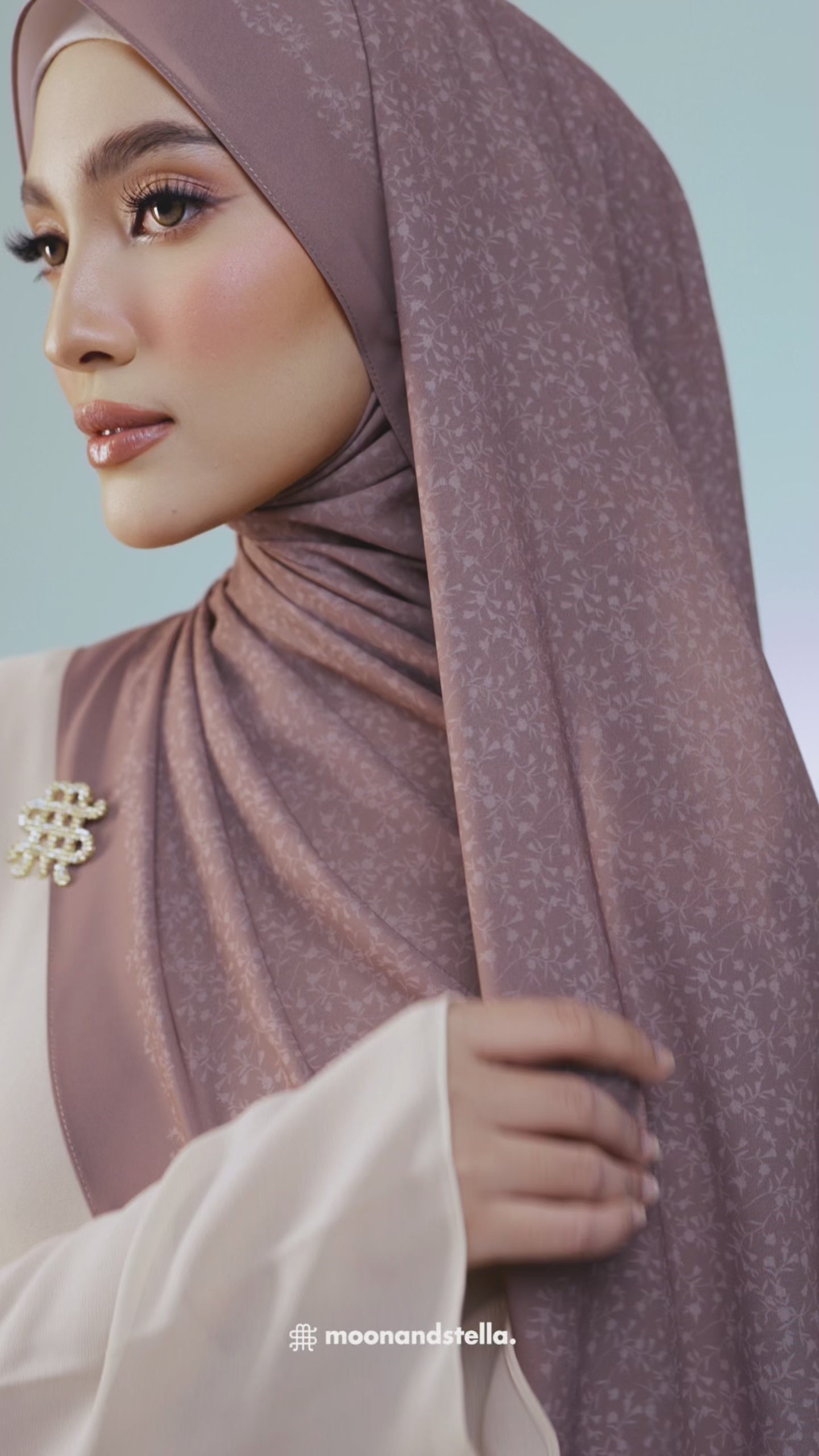 BAE CHIC SHAWL - ANTIQUE BROWN