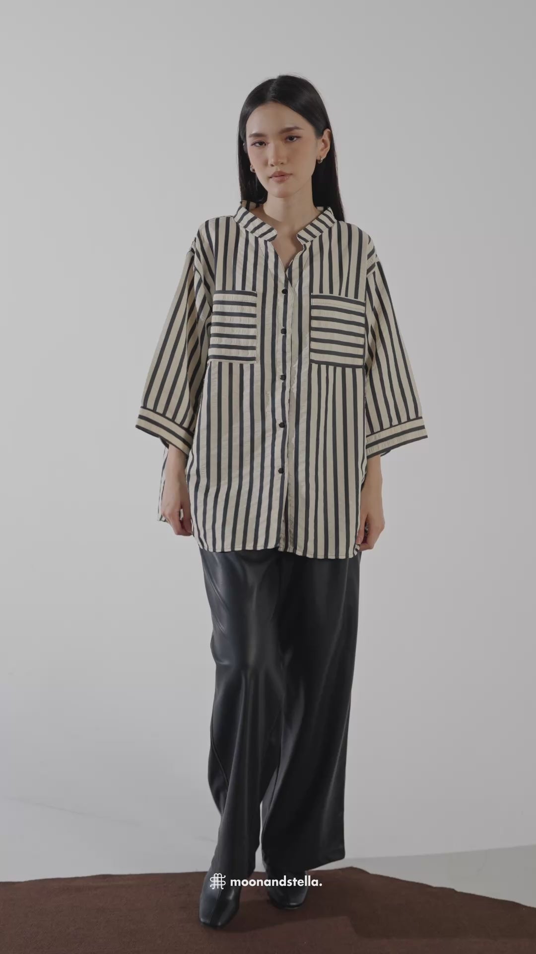 TAMARA CASUAL TOP - BLACK