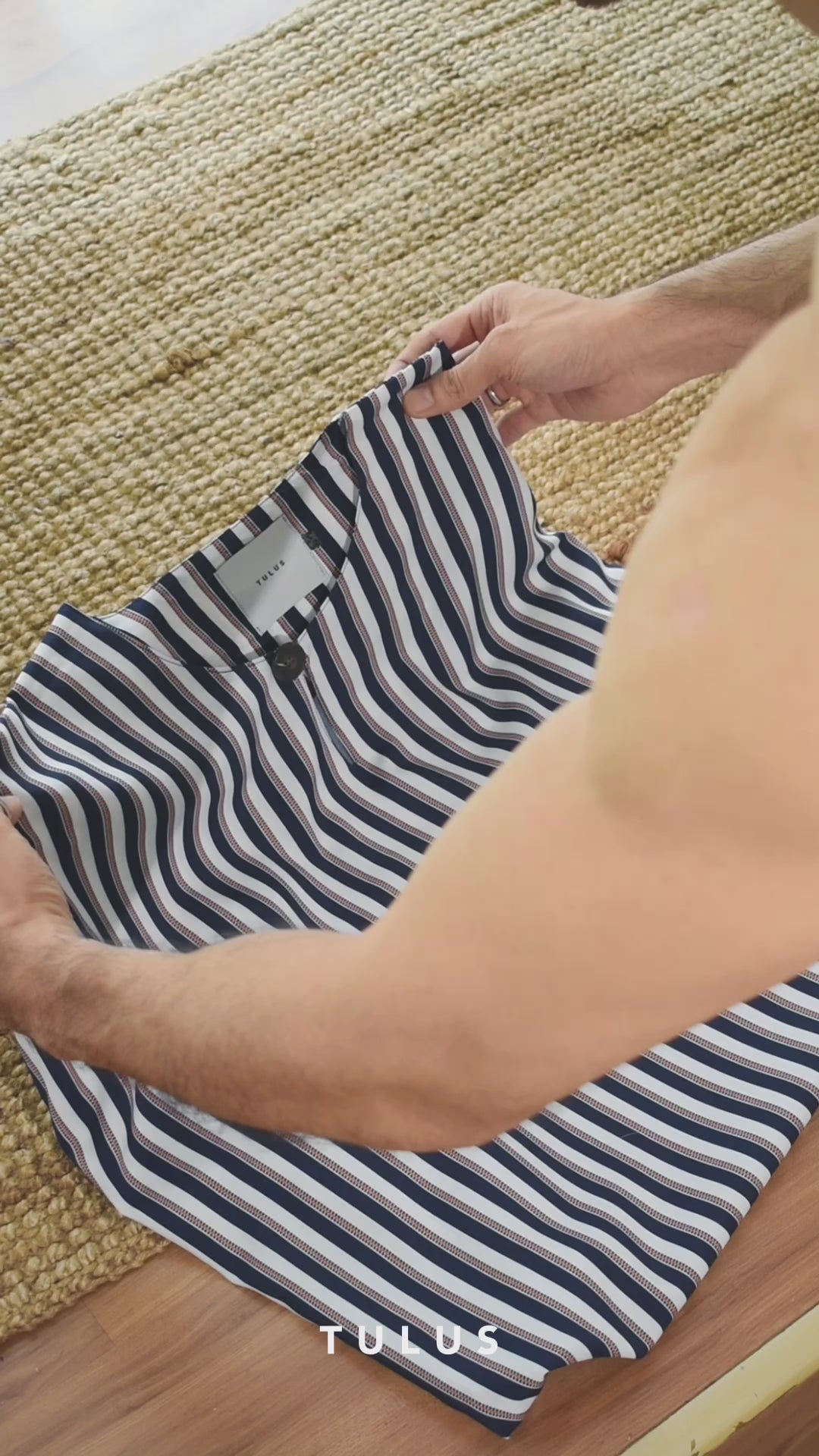 TULUS - HATTA OVERSIZE DARK BLUE STRIPE