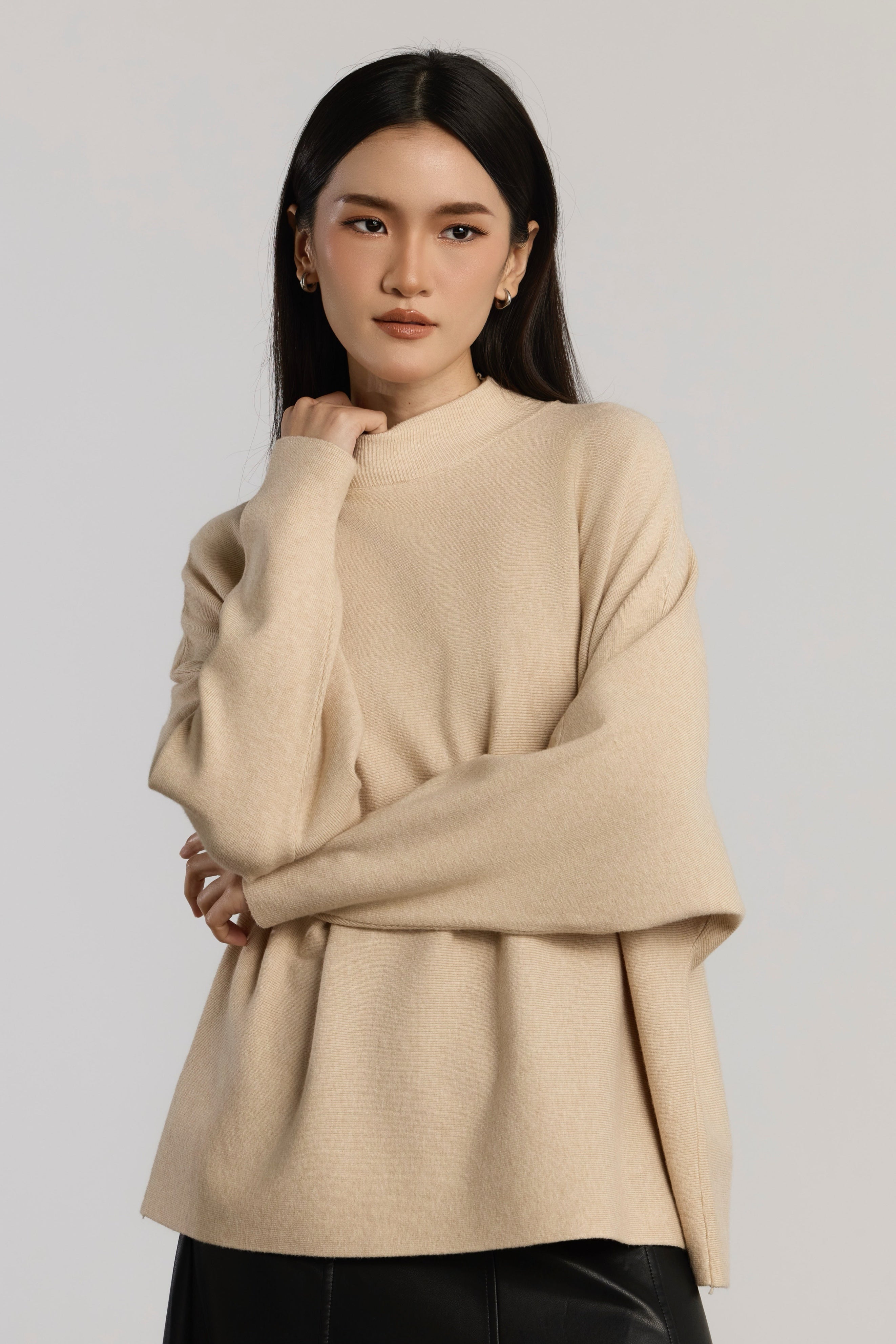 LUNA CASUAL TOP - CREAM