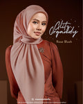 GLITZ ORGANDY - ROSE BLUSH