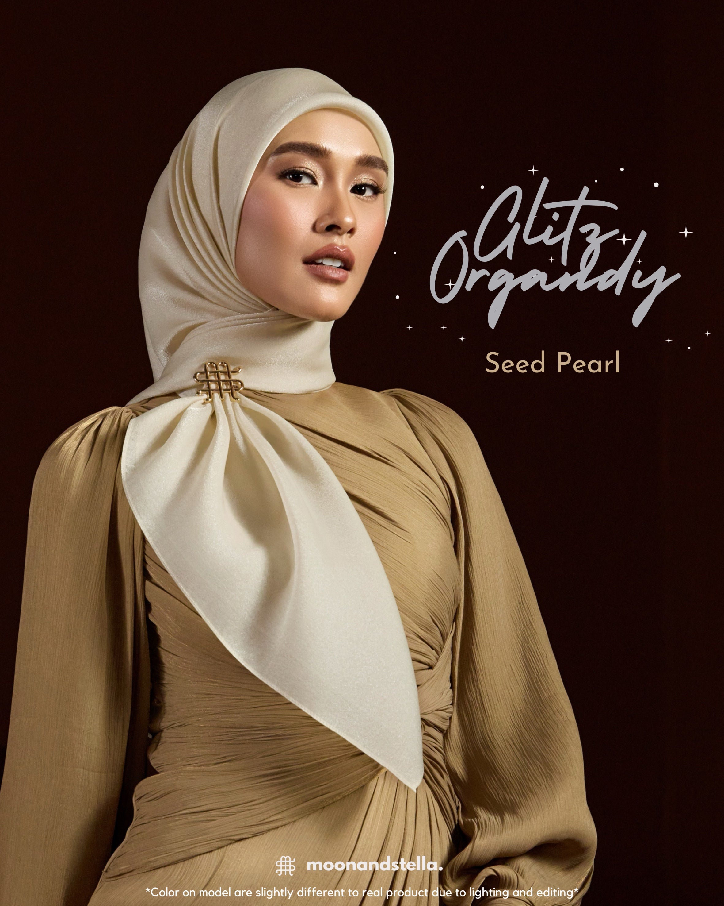 GLITZ ORGANDY - SEED PEARL