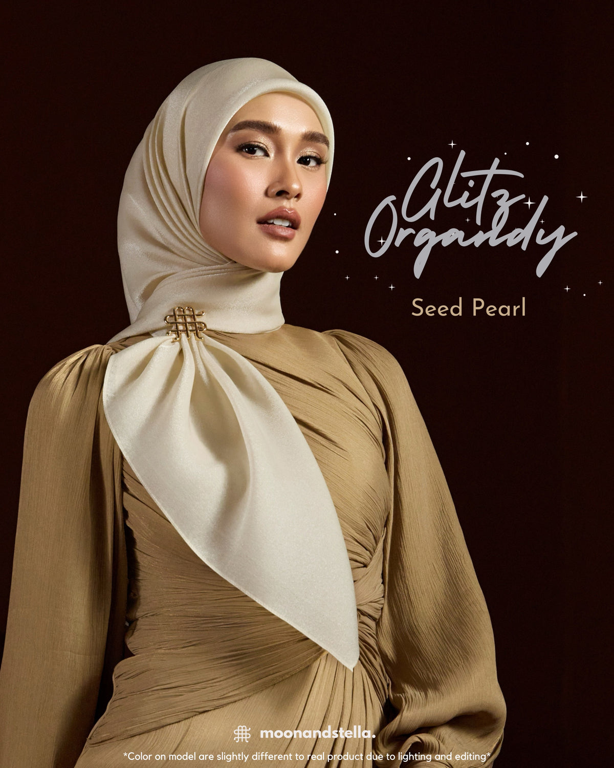 GLITZ ORGANDY - SEED PEARL